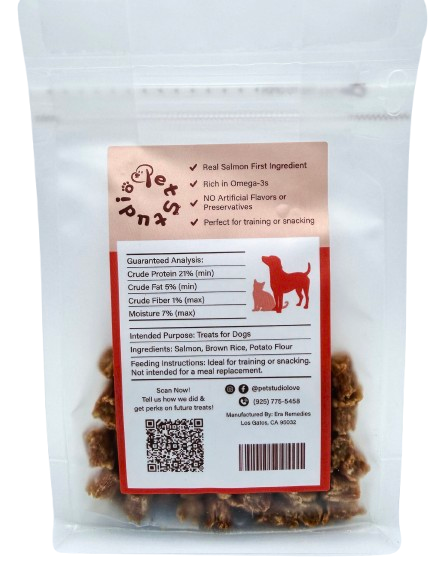 Salmon Training Bites - Omega-3 Rich Dog Treats | Limited Ingredient (6 oz)